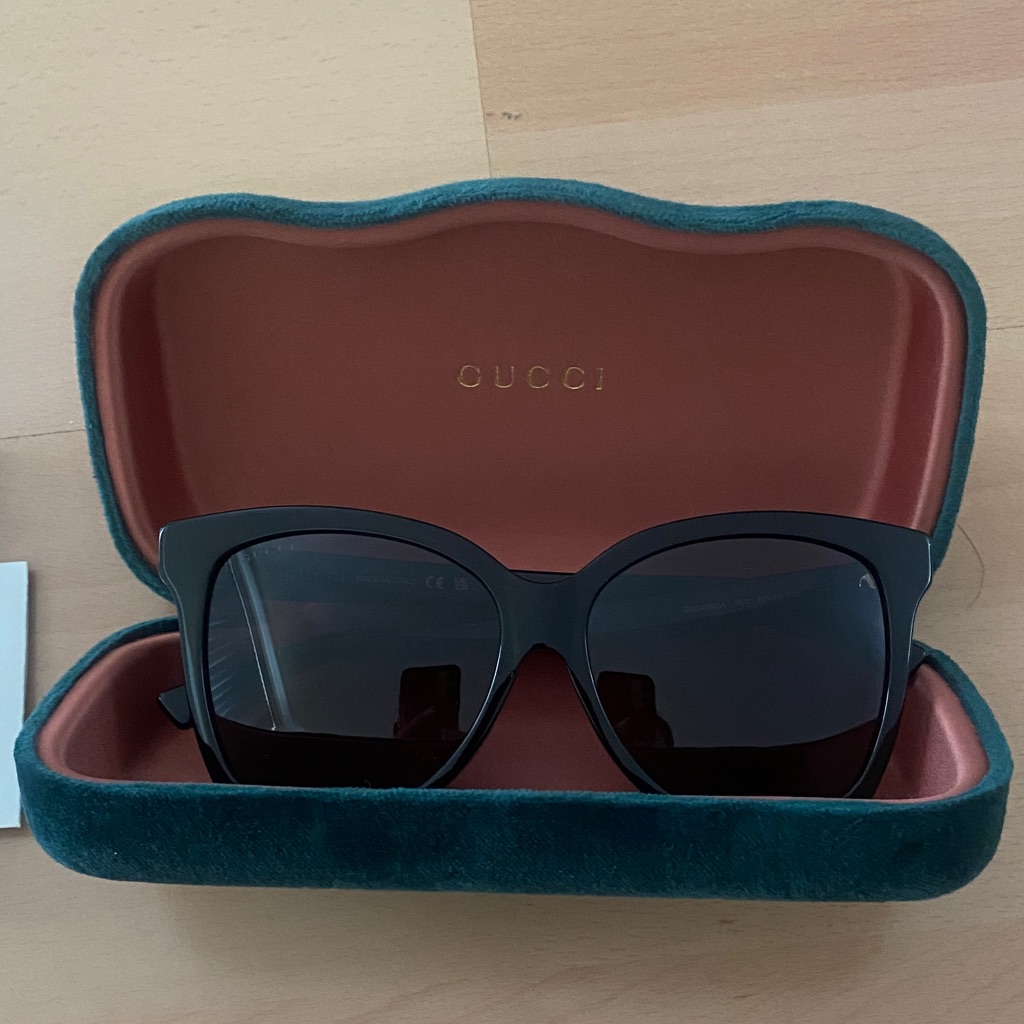 Brand New Gucci Black Sunglasses Size 57